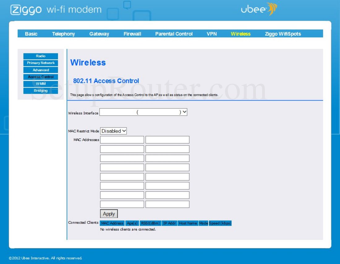 setup filezilla server port forwarding ubee