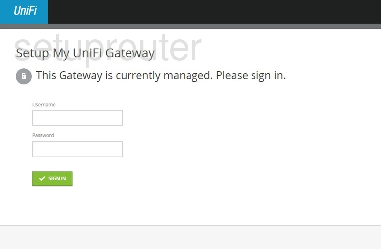 Unifi login