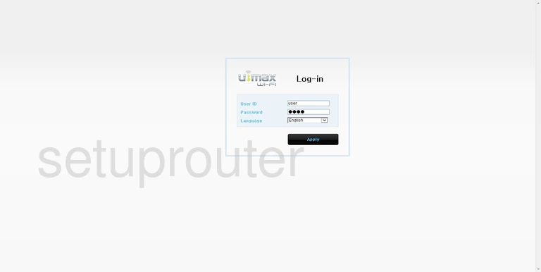 router login screen