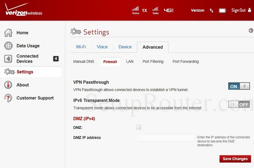 Verizon T1114 Screenshots