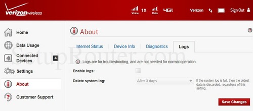 Verizon T1114 Screenshots