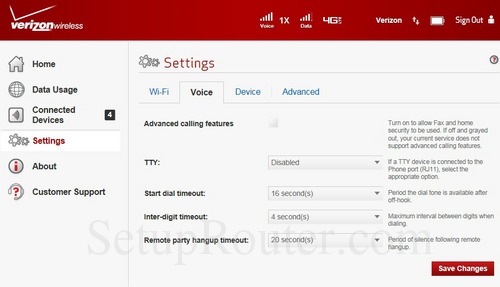 Verizon T1114 Screenshots