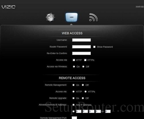 Vizio XWR100 Screenshots