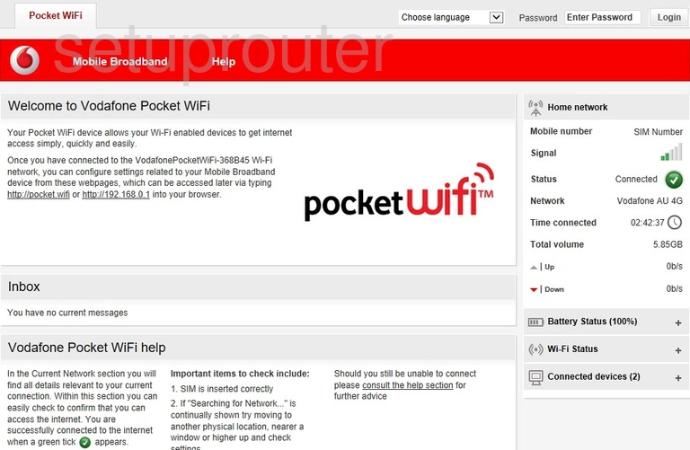 router status mac address internet IP