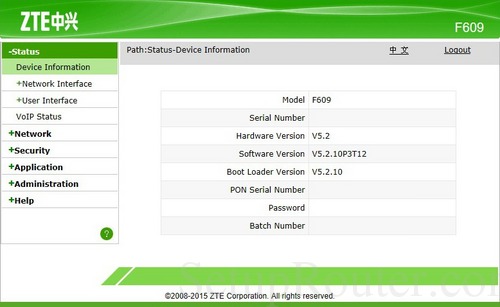 Super User Zte F609 V3 - Zte F660 Exploit Zte Change Admin ...