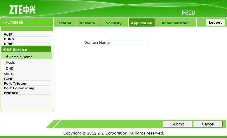 Настройка dns в роутере zte