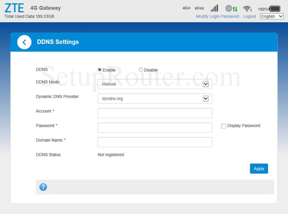 Настройка dns в роутере zte