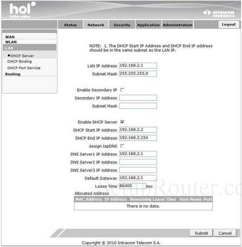 How to change the ip address of the ZTE NetFasteRWLAN