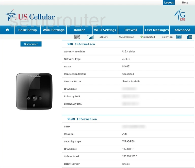 router status mac address internet IP