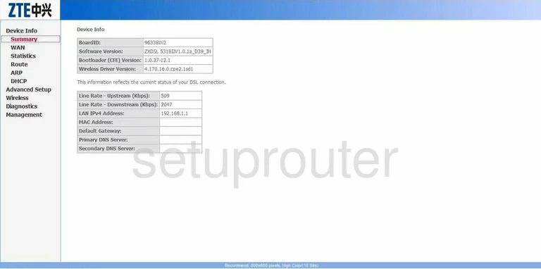 router status mac address internet IP