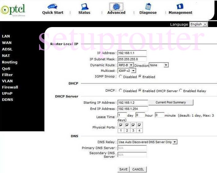 Настройка dns в роутере zte