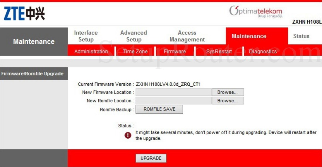 zte zxhn h108l firmware download