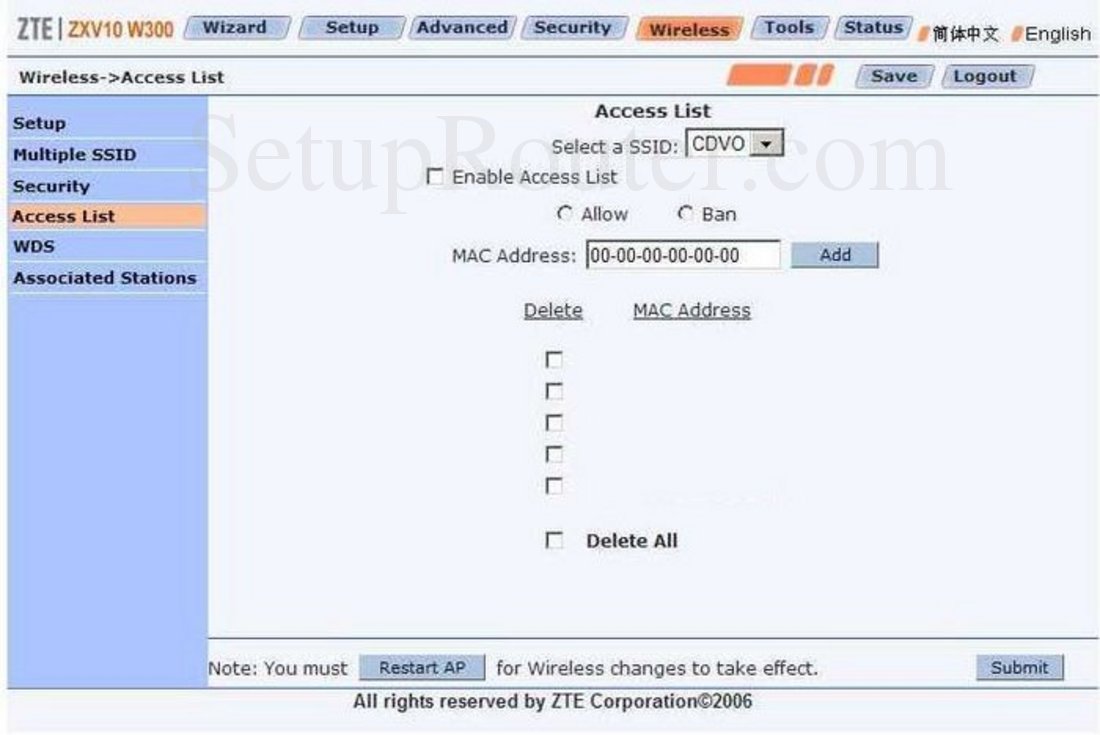 Zte w300 настройка wifi