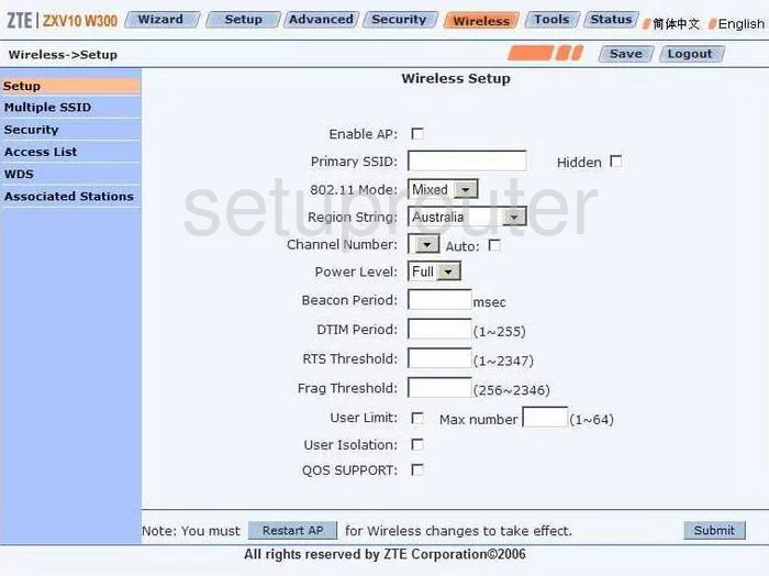 Configurar router zte zxv10 w300 best sale como repetidor wifi sin cables