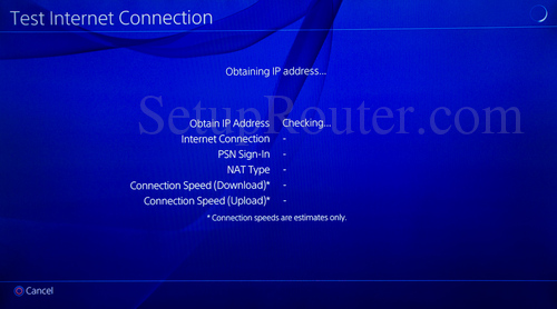 how to find ip address of playstation 4