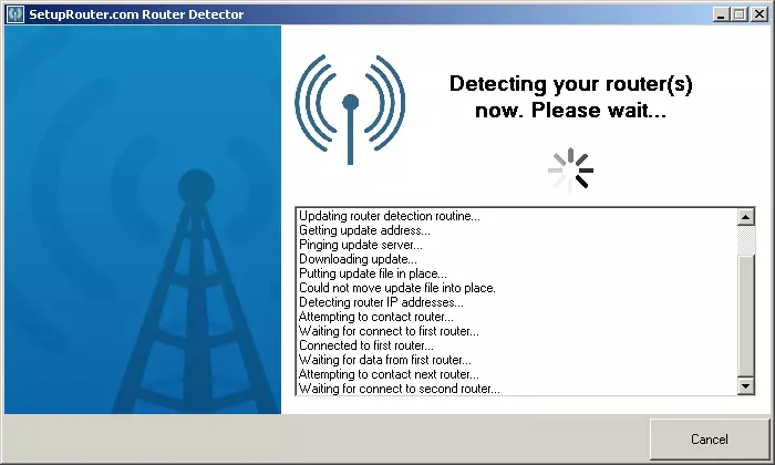 sr router detector loading